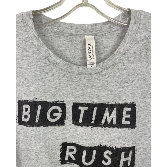 Big Time Rush Gray Short Sleeve T-shirt Womens Size Medium Bella Canvas - Picture 3 of 7